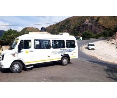 Tempo traveller fares for rentals in and around Nainital
